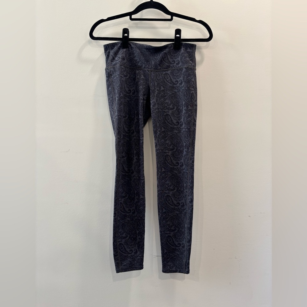 Athleta Gray Paisley Leggings Size Small